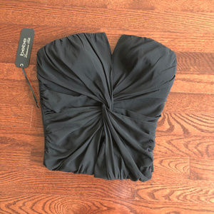 BEBE - Strapless silk top